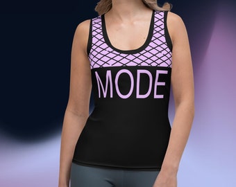 Nami "Mode" Black and Pink Fishnet Cosplay Tank Top