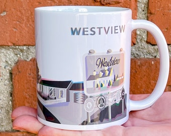 Westview Retro "You Aren't Here" Mug