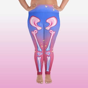 Aurora Adorabones Leggings (Yoga & Plus Sizes)