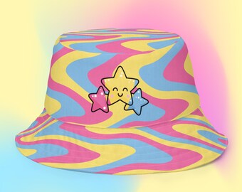 Cappello da pescatore reversibile LGBTQ pansessuale