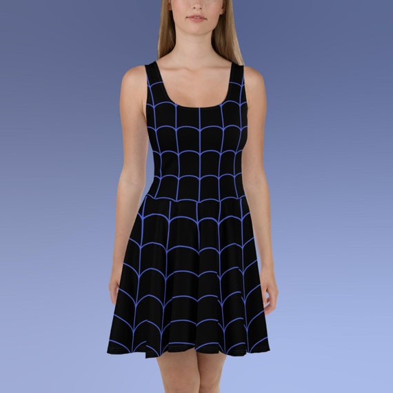 lady skater dress Electric (Blue) Ladyland: the Frivolous At Last Our Lady Luck short sleeve dress has a cute boho The Lady Skater sewing pattern