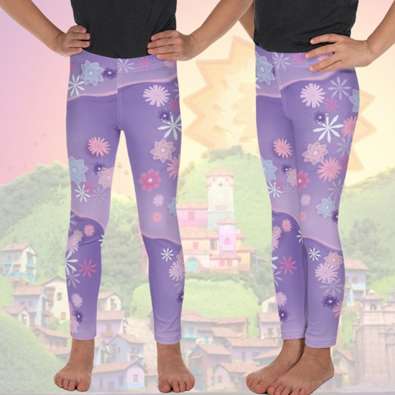 Isabella Madrigal Kids Leggings Encanto Yoga Disneybound Cosplay 