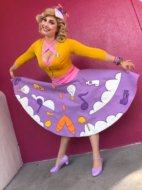 Figment-Inspired Poodle Skirt | Etsy