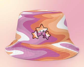 Cappello da pescatore reversibile LGBTQ Lesbian