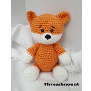 Fox | Stuffed Fox | Fox Toy | Amigurumi Fox | Baby Fox | Crocheted Fox | Plush Fox