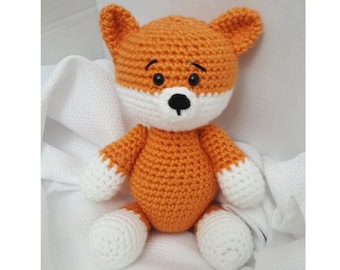 Fox | Stuffed Fox | Fox Toy | Amigurumi Fox | Baby Fox | Crocheted Fox | Plush Fox