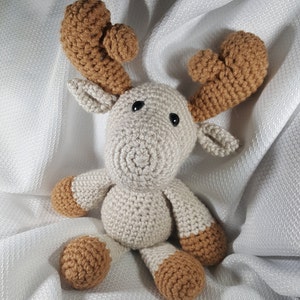 Moose | Stuffed Moose | Toy Moose | Stuffed Animal | Amigurumi Moose | Plush Moose | Child's Plush Toy