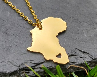 Family Decor The Republic of Benin National Flag Pendant Necklace Cabochon Glass Vintage Bronze Chain Necklace Jewelry Handmade