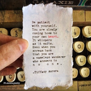 Scream - typewriter poem