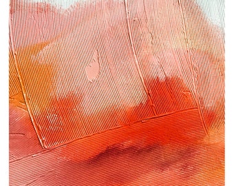 Desert Journey Printable, 16x20, 18x24, 30x40, red and white, large abstract printable wall art, Alyssa Hamilton Art