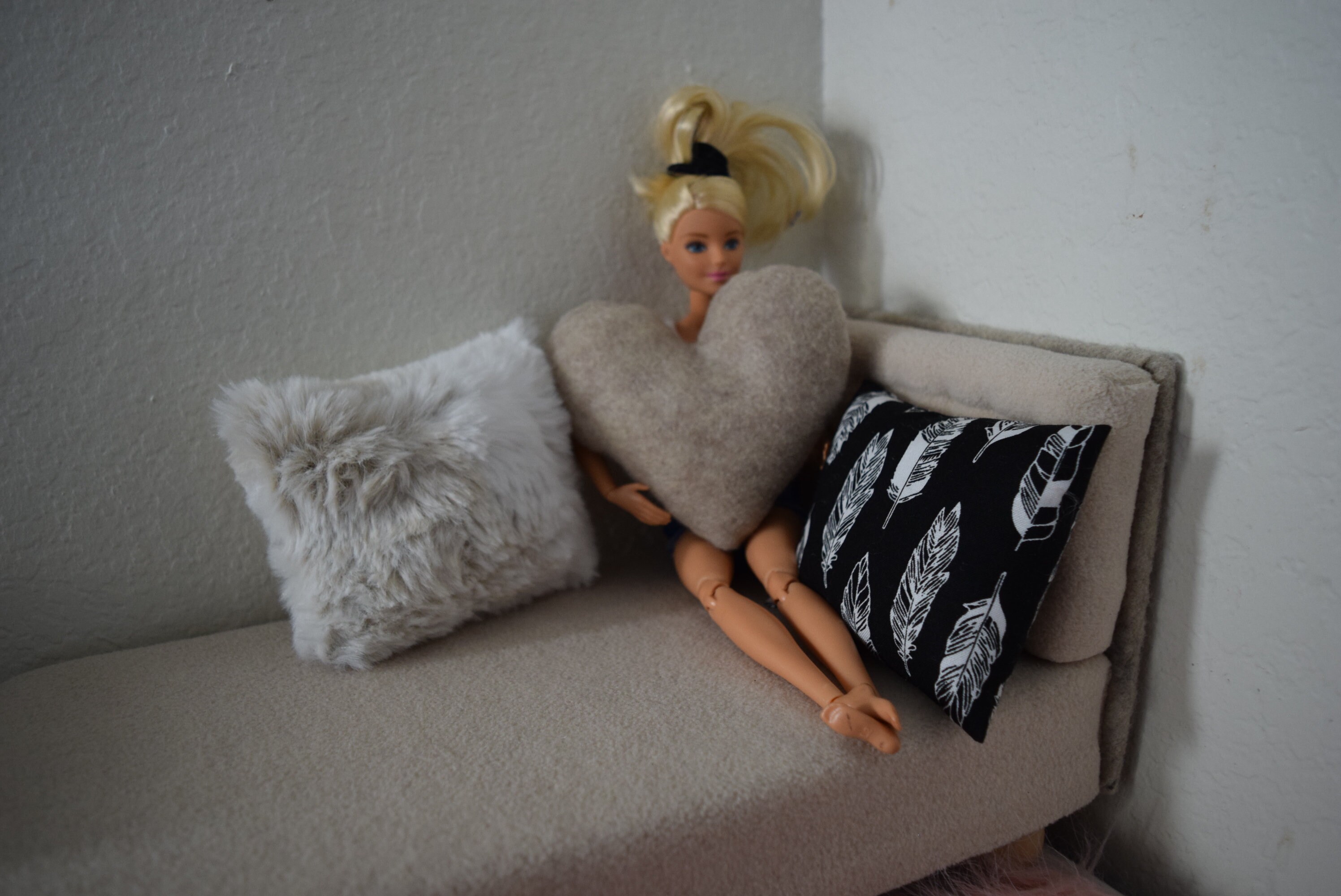 Barbie pillow set/doll pillow/set of pillows for barbie size Etsy
