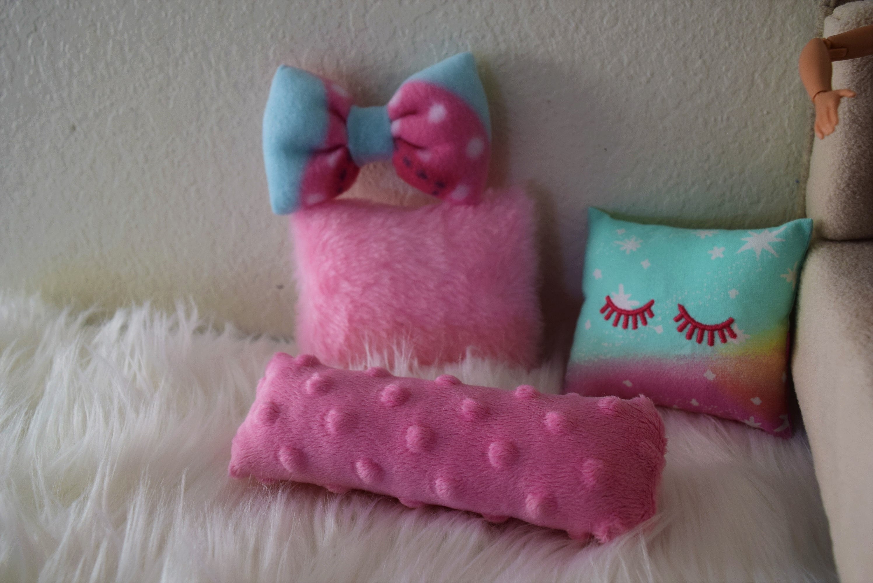 Barbie size pillows/doll pillow set/16 scale doll stuff/doll Etsy