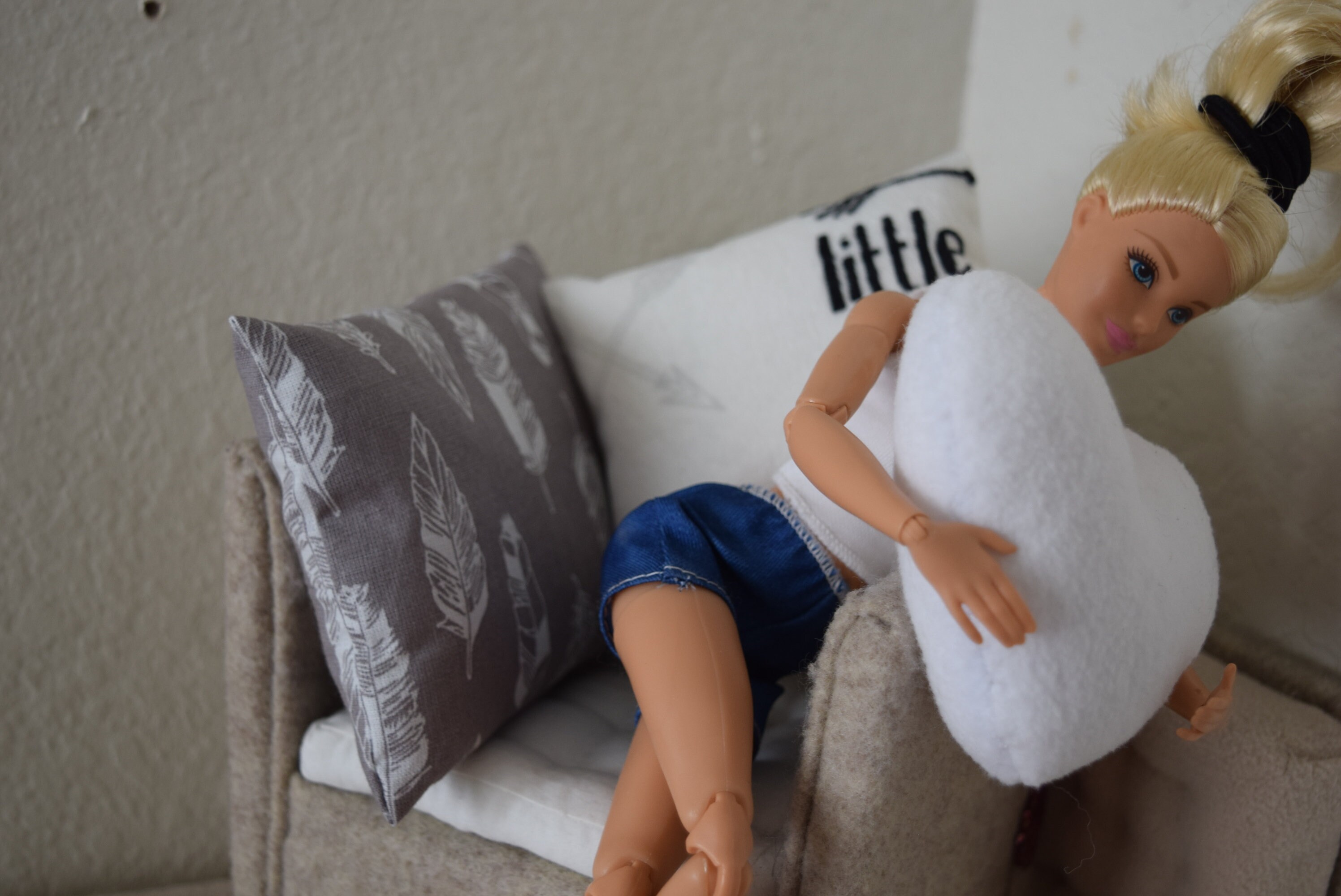 Barbie pillow set/doll pillow/set of pillows for barbie size Etsy