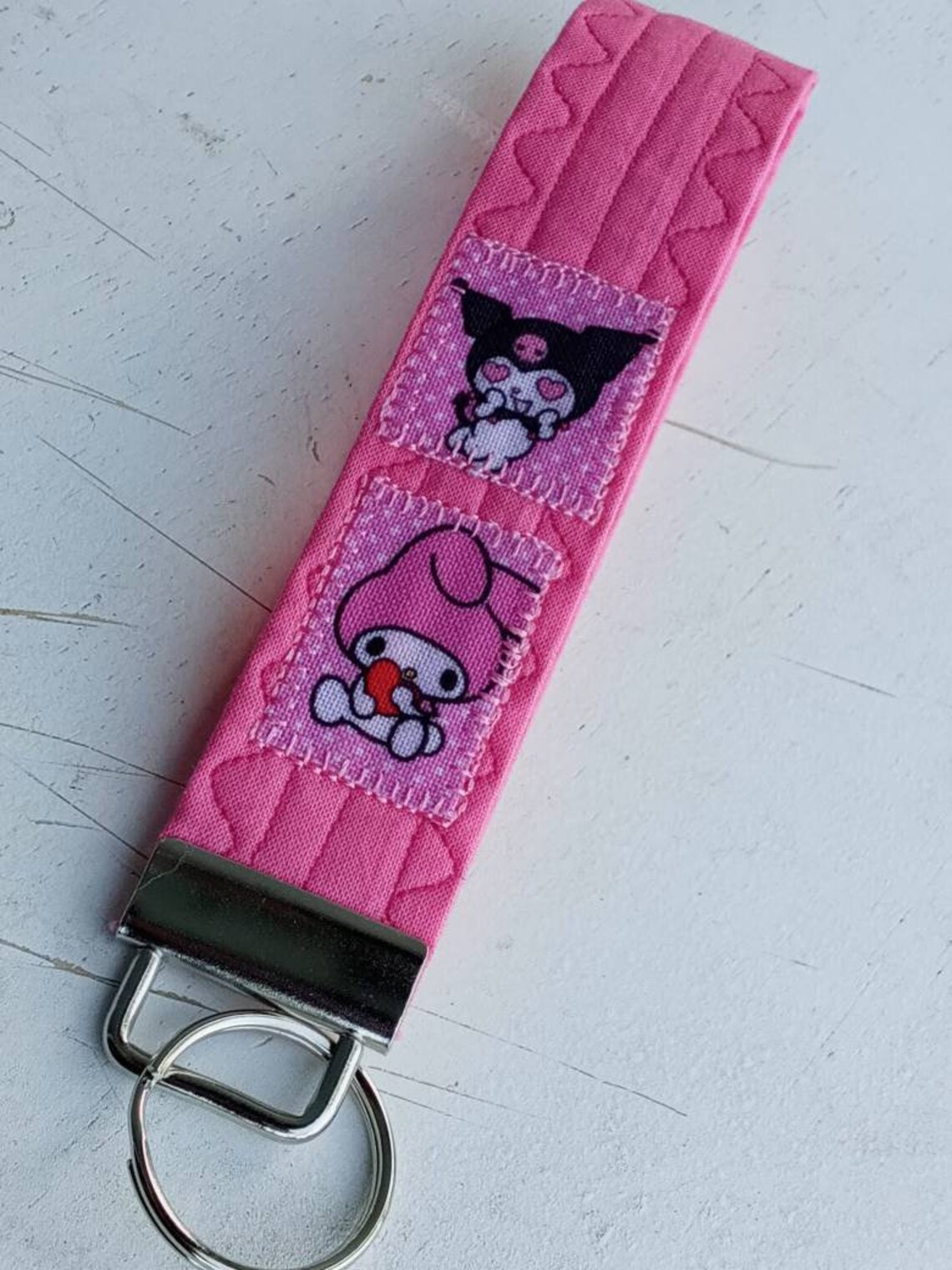 Kuromi keychain/my melody keychain/wristlet/kitty Etsy