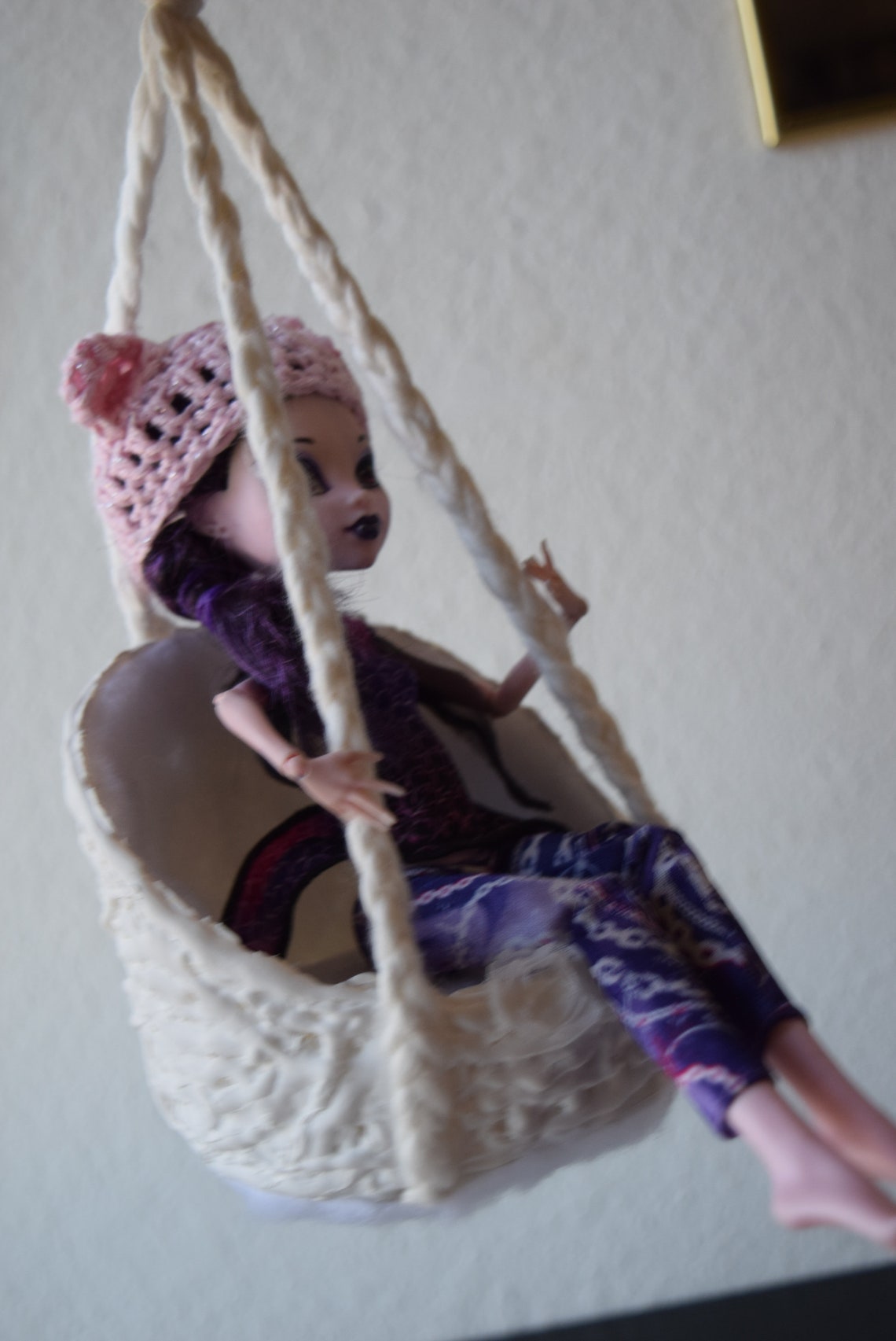 Barbie doll swing / doll swing chair / ooak doll swing / DOLL Etsy