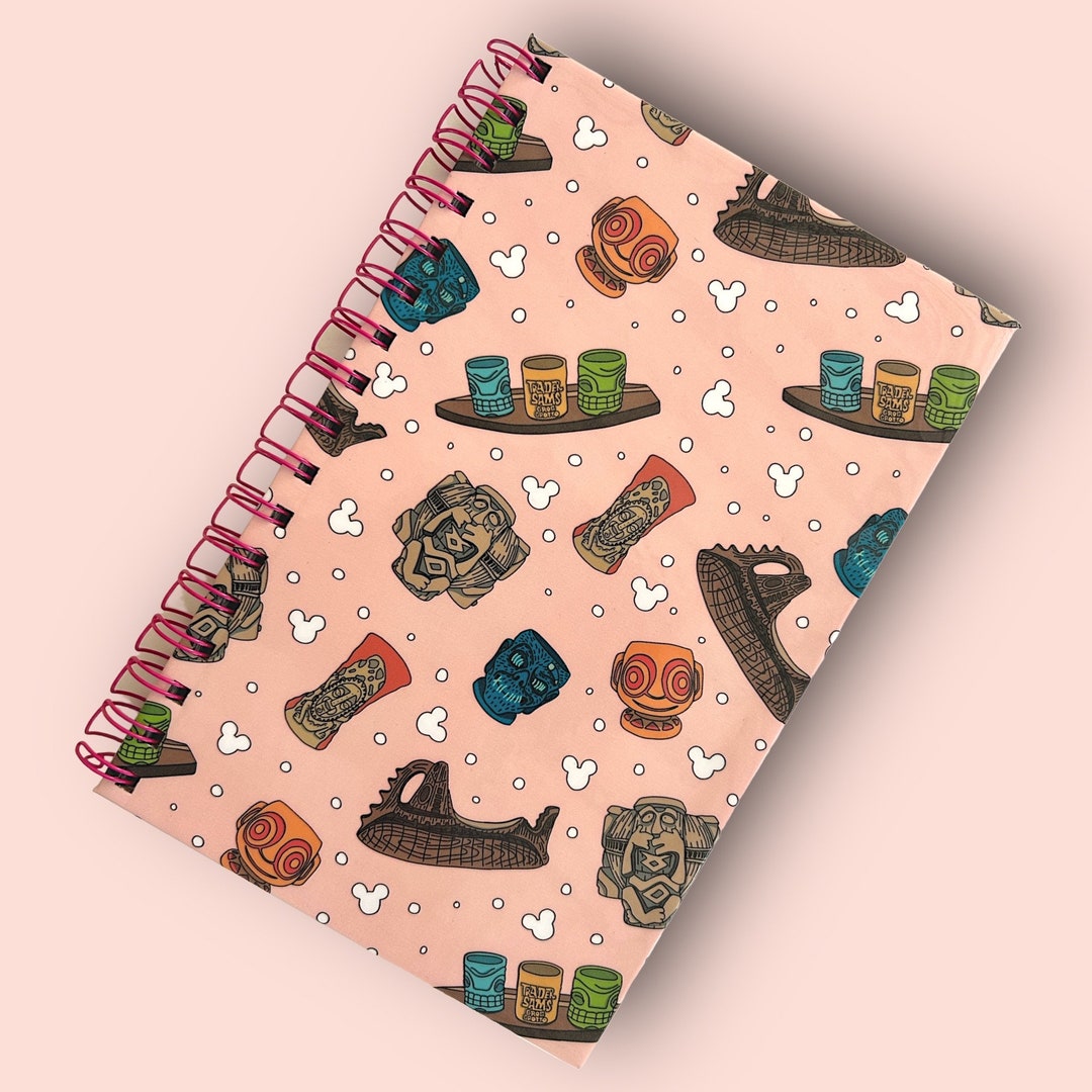 Tiki Notebook Disney|disney World|inspired|polynesian Resort|trader Sams|grog Grotto ...