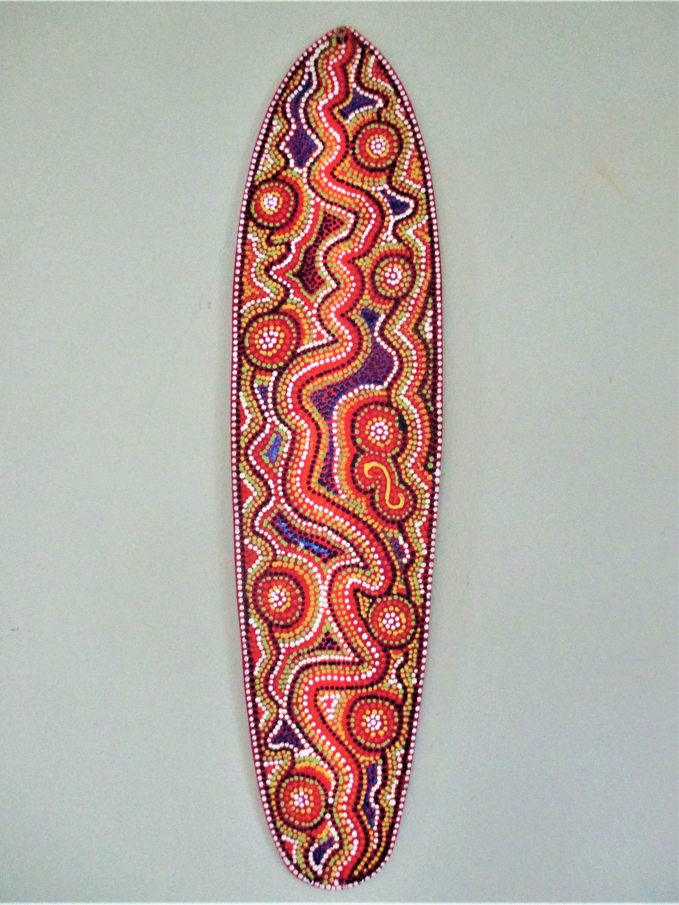 Mini Surf en Bois 20/80 cm Déco Murale