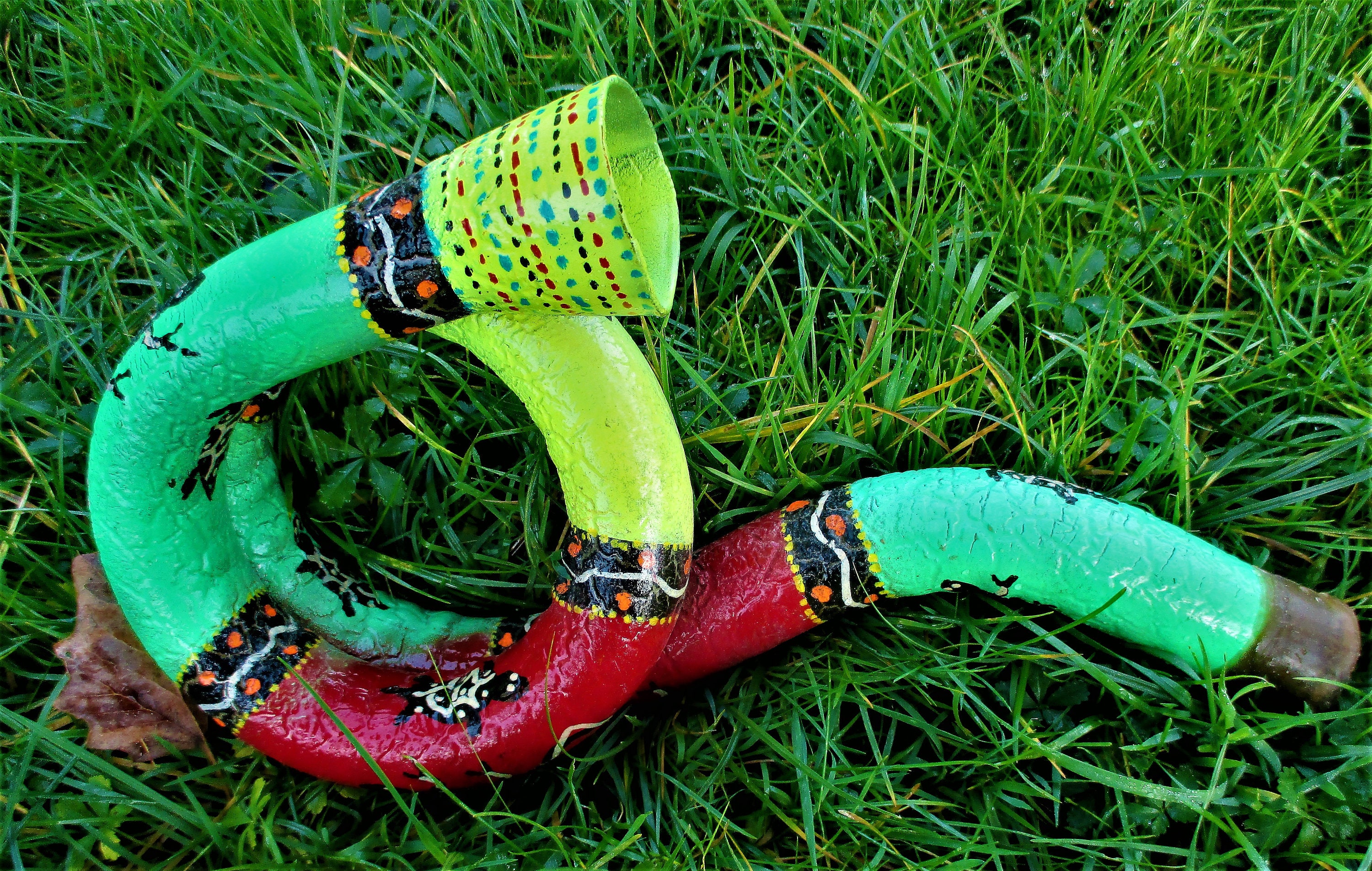 Didgeridoo in pvc, size 40 cm (musical instrument aborigine) creation