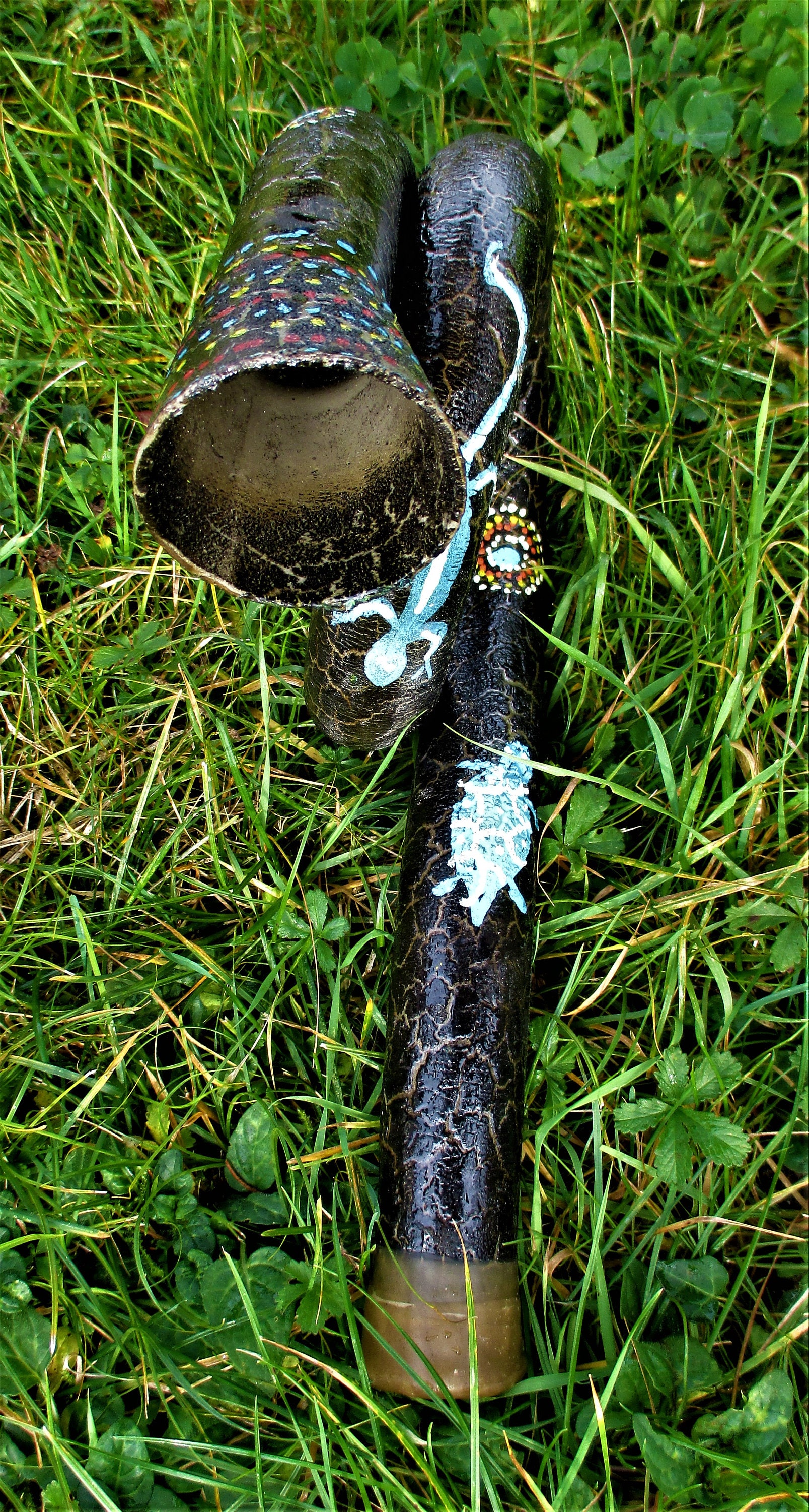 Didgeridoo pvc size 40 cm (aborigene musical instrument (creation