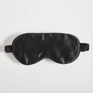 100% Pure Mulberry Silk Sleep Mask gifts for women Black