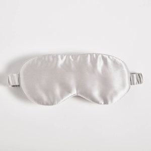 100% Pure Mulberry Silk Sleep Mask gifts for women Silver