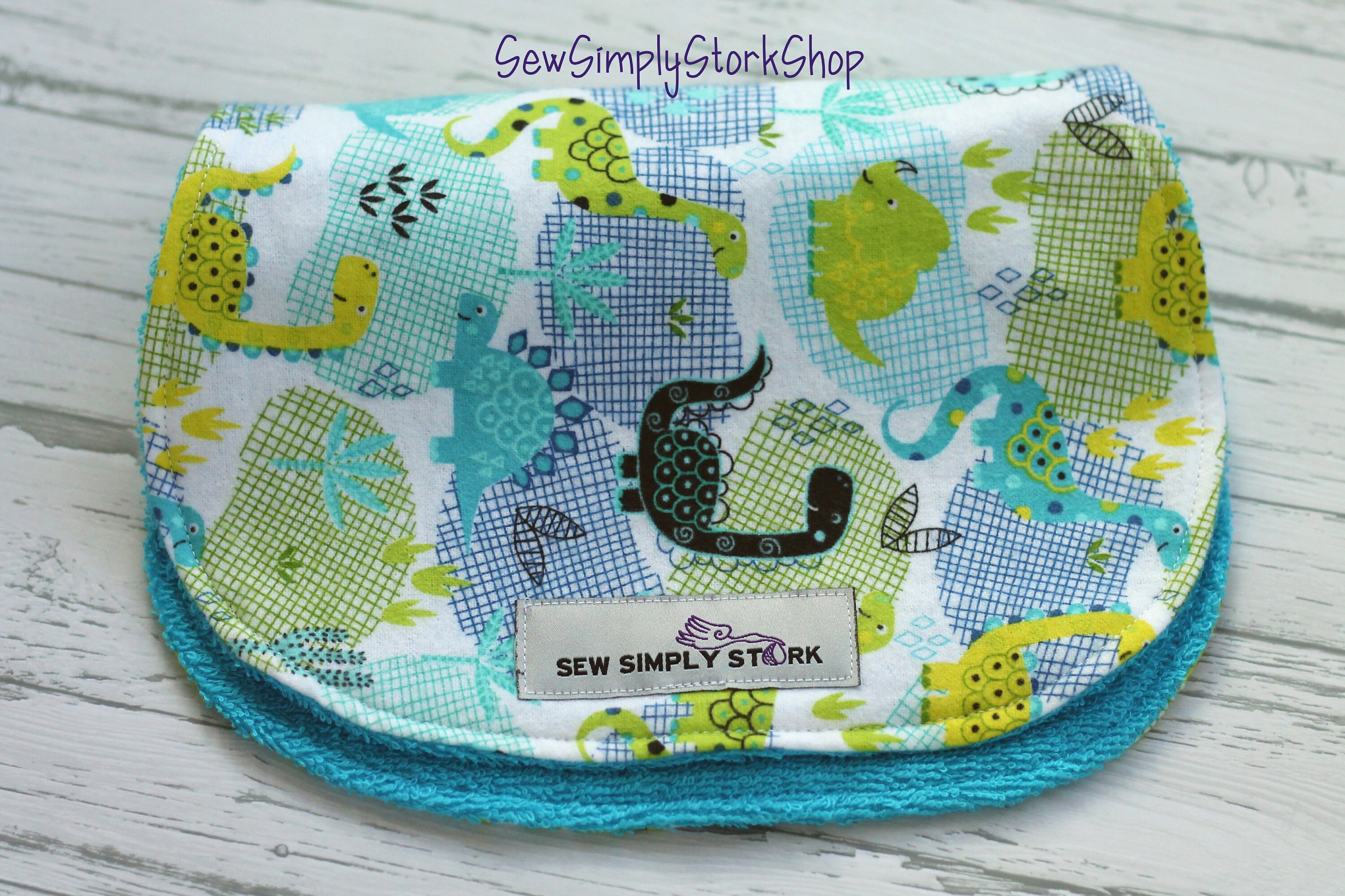 Dinosaur Desert Theme Burp Cloths Dinosaur Baby Gift Cacti Etsy