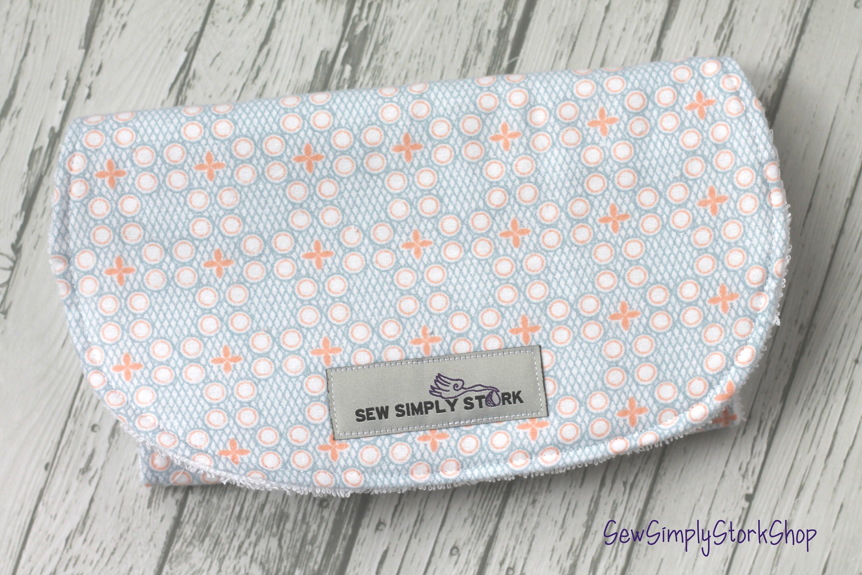 Boho Burp Cloths Boho Baby Gift Peach Baby Shower Etsy