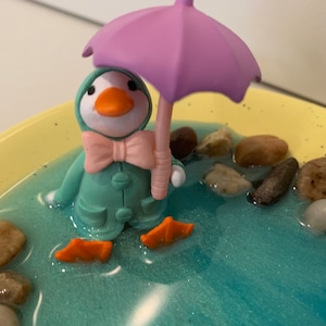 Spring Duckie Egg Trinket Dish