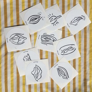 VULVA STICKERS!