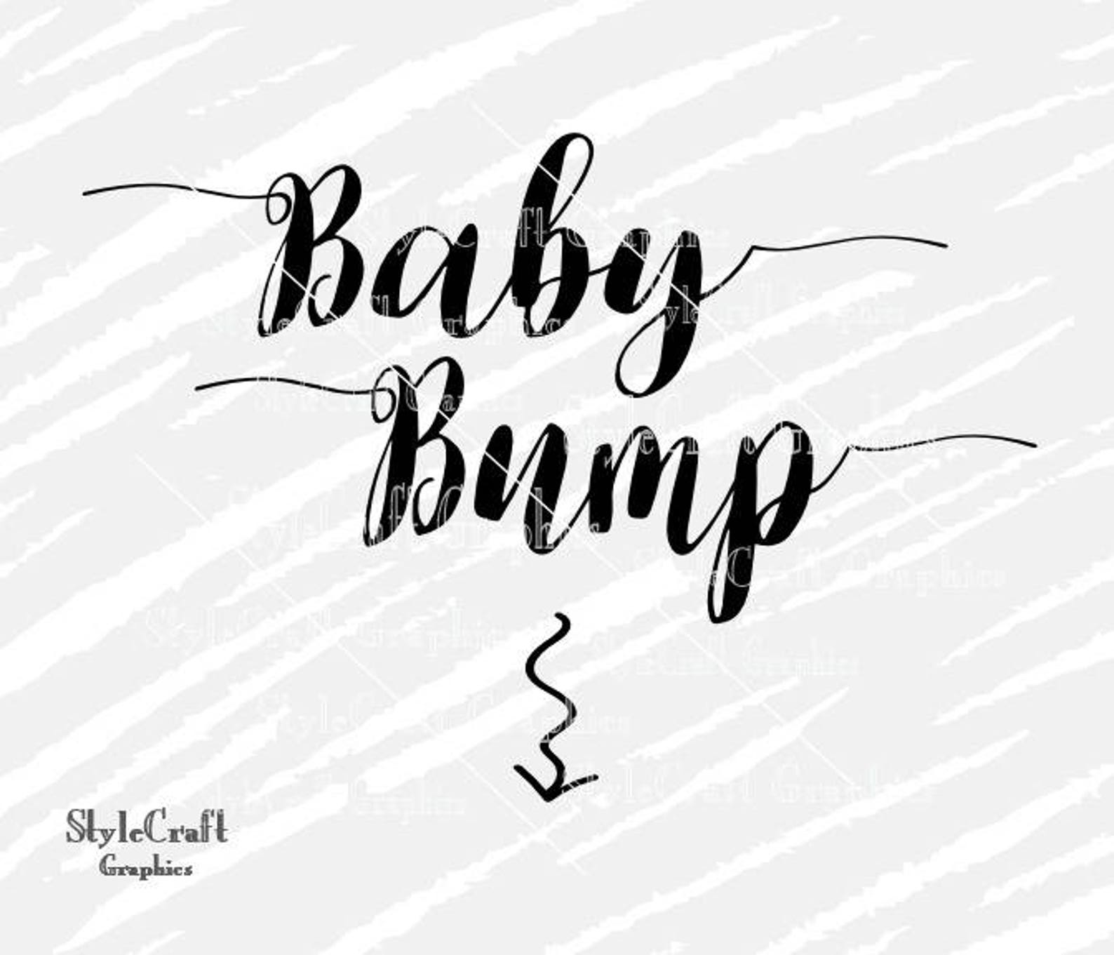 Download Baby Bump svg Mommy to be svg Expecting Mother Silhouette | Etsy