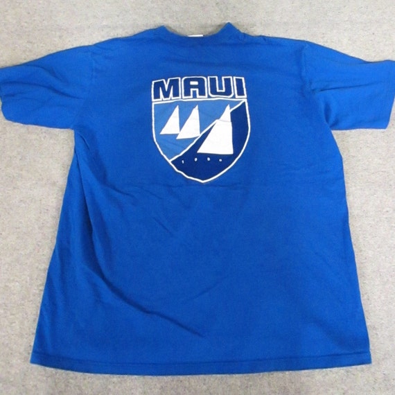Vtg. 90s MAUI Hawaii "Crazy Shirt" Souvenir T-Shi… - image 5