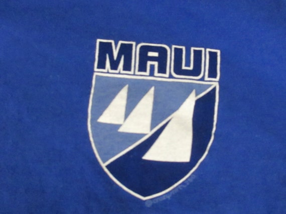 Vtg. 90s MAUI Hawaii "Crazy Shirt" Souvenir T-Shi… - image 2