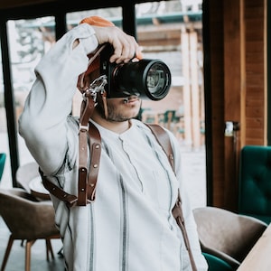 Canon Camera Strap. Photographer Straps . Leather Camera Strap. Soft Leather Harness. Double Camera Strap. Wrist Camera Strap. Grip Strap