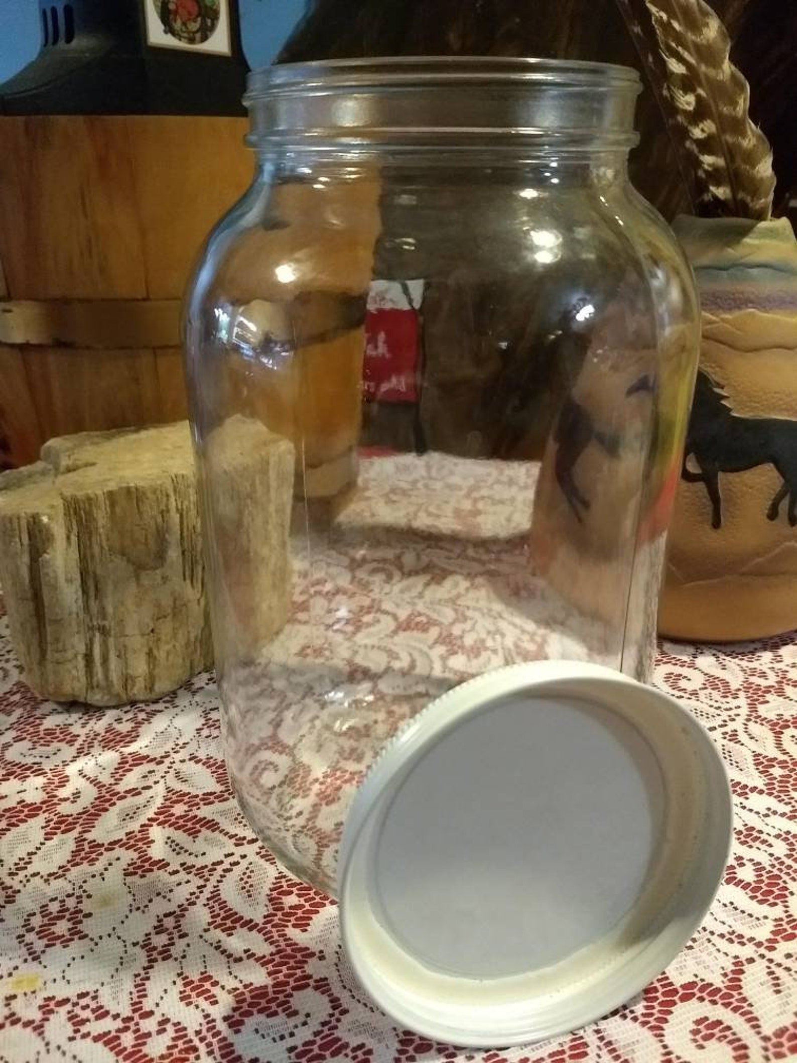 4pk 1 Gallon/4 Quart Glass Canning Jars with lids Clear 4 Etsy