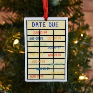 de Noël pour échéancier de bibliothèque de Zazzle.be Liste d'envies Vous avez des idées ? Ornement d'amateur de livres