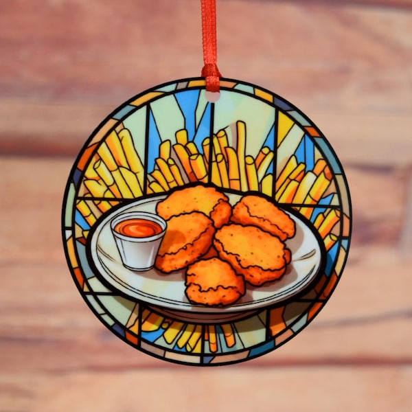 Chicken Nugget Christmas Ornament