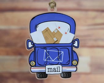 Mail Truck Ornament | Mail Carrier Appreciation Gift