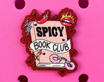 Spicy Book Club Bogg Bag or Simply Southern Tote Charm Accessory