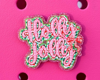 Holly Jolly Bogg Bag or Simply Southern Tote Charm Accessory