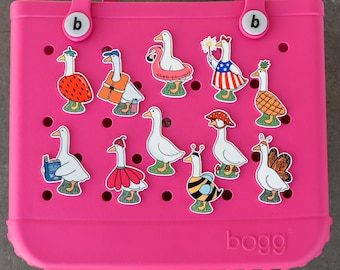 Porch Goose Bogg Bag or Simply Southern Tote Charm Accessory
