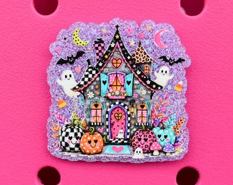 Haunted House Bogg Bag or Simply Southern Tote Charm Accessory