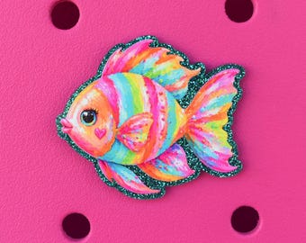 Pretty Fish Bogg Bag or Simply Southern Tote Charm Accessory