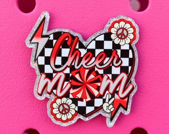 Cheer Mom Bogg Bag or Simply Southern Tote Charm Accessory