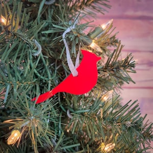 Simple Cardinal Ornament | Loss of a loved one | sympathy gift | memorial ornament | angel | bereavement gift | Christmas keepsake