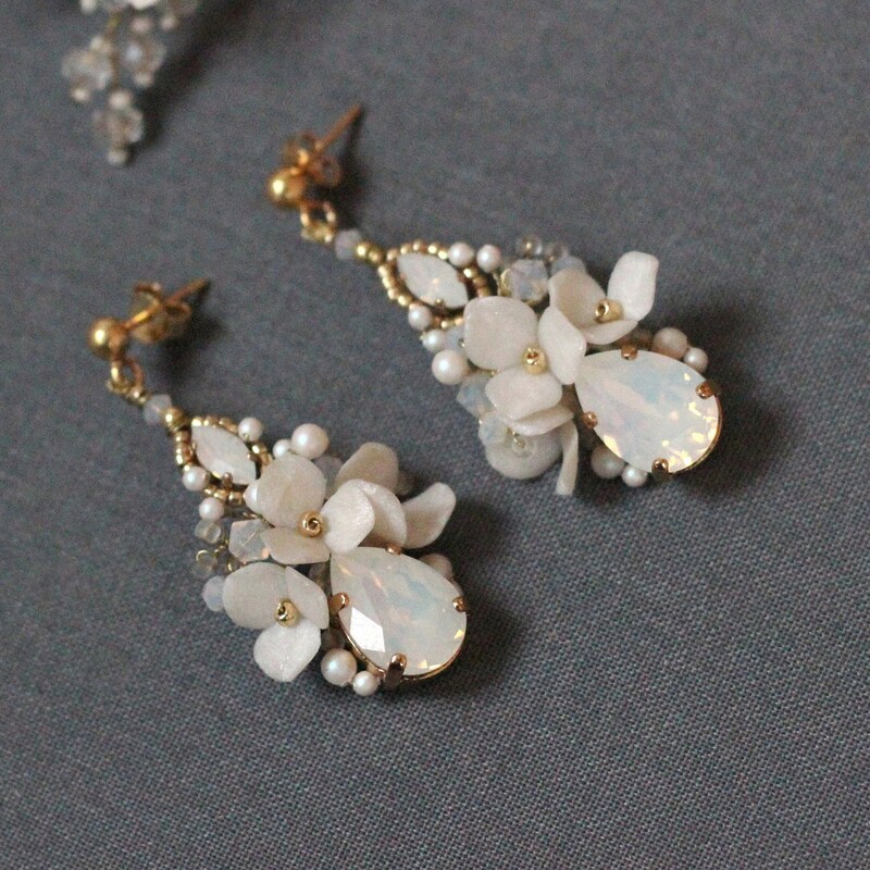 Floral Earrings - Etsy