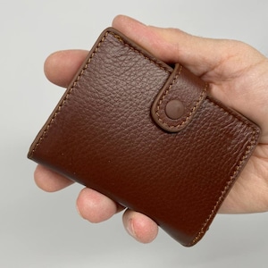 Portafoglio pop-up per carte di credito da uomo in vera pelle di alta qualità - Portafoglio da uomo in pelle di vacchetta di qualità con incisione incisa