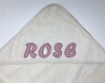 ORGANIC towel baby hooded towel hooded bath towel hooded towel shower towel hooded bath towel towel application name embroidery personalized