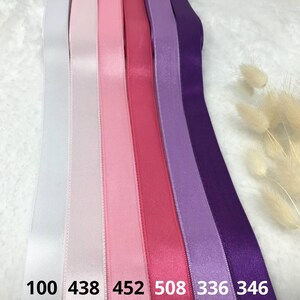 Finest satin ribbon SATIN LUXE double-face satin ribbons