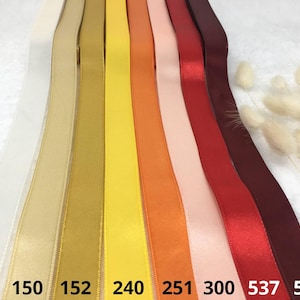 Finest satin ribbon SATIN LUXE double-face satin ribbons