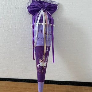 Licorne Pegasus cartable tissu retour à l'école école enfant fille cartable Licorne inscription cartable broderie nom école rentrée broderie